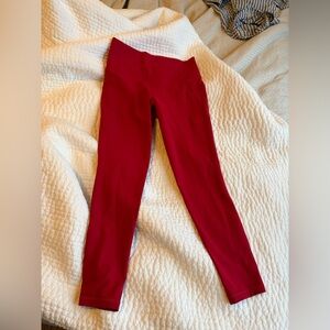 Athleta Vibrant Red Leggings